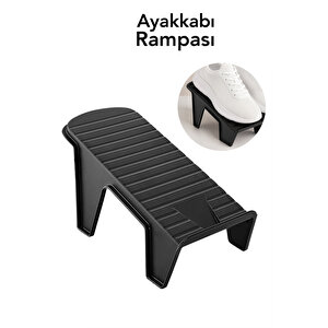 10'lu Set - 5 Tekli Ayakkabı Rampası Ve 5 Ayakkabı Organizer Hurc