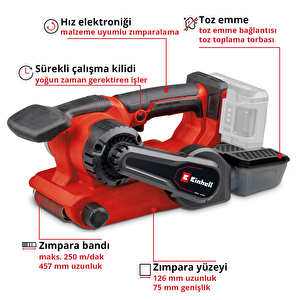 Profesyonel Akülü Tank Zımpara Tp-bs 18/457 Li Bl-solo 4466270