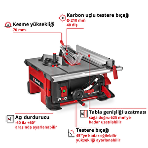 Akülü Tezgah Testere Te-ts 36/8 T Li-solo 4340455
