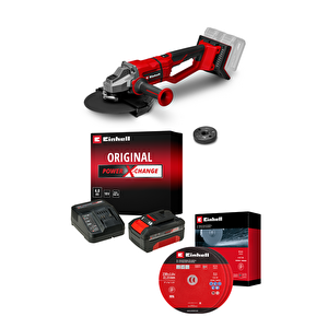 Axxio 36/230 Q Akülü Taşlama(2×18v Twinpack, 4,0 Ah Starter Kit, Metal Kesme Diski Dahil)