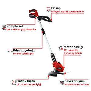 Expert Ge-ct 18 Li (1x 2,5 Ah), Akülü Kenar Kesme 3411219