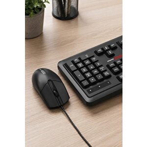 Lenovo Kablolu Q Klavye Mouse Seti Km290 Siyah