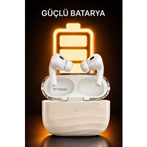 Bluetooth Kulaklık Kulak İçi Kablosuz Kulaklık G03 Bej