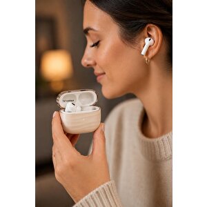 Bluetooth Kulaklık Kulak İçi Kablosuz Kulaklık G03 Bej