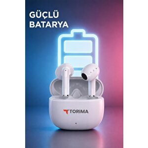 Bluetooth Kulaklık Kulak İçi Kablosuz Kulaklık G90 Beyaz