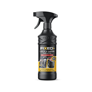 Fixed F-110 Lastik Ve Mat Tampon Parlatıcı Sprey 500 Ml - Derin Siyahlık Ve Uv Koruma