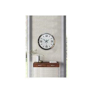 Presti̇j Krom Metal Duvar Saati̇ 40 Cm