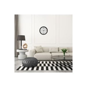 Preci̇si̇on Black Metal Duvar Saati̇ 40 Cm