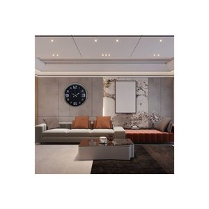 Krom Sade Metal Duvar Saati̇ 40 Cm