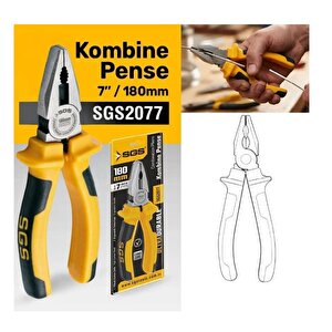 Sgs Sgs2077 Kombine Pense 7" 180mm