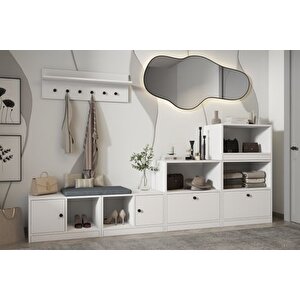 Luna Rafli Askilikli Puflu Beyaz Vesti̇yer Çitasizi 259 Cm Vst 1094 Ç