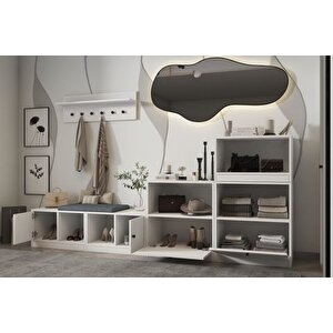 Luna Rafli Askilikli Puflu Beyaz Vesti̇yer Çitasizi 259 Cm Vst 1094 Ç
