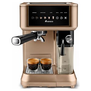 Mycaffe Barista S10 Entegre Süt Hazneli Otomatik Espresso Latte Cappuccino Mak. Walnut Brown
