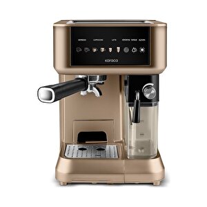 Mycaffe Barista S10 Entegre Süt Hazneli Otomatik Espresso Latte Cappuccino Mak. Walnut Brown