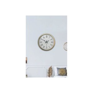 Retro Modern Roma Rakamli Metal Duvar Saati̇ 40 Cm