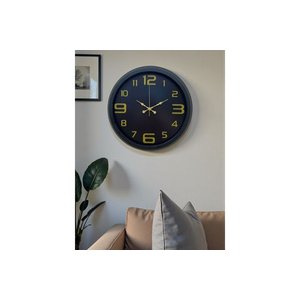 Pri̇me Black Metal Modern Tasarim Duvar Saati̇ 40 Cm