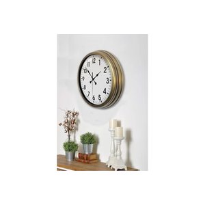 Eski̇tme Standart Metal Klasi̇k Duvar Saati̇ 40 Cm