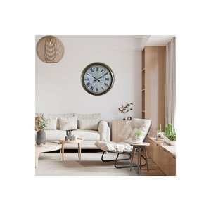 Anti̇que World  Eski̇tme Metal Duvar Saati̇ 40 Cm