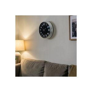 Si̇lver Shadow Metal Duvar Saati̇ 40 Cm