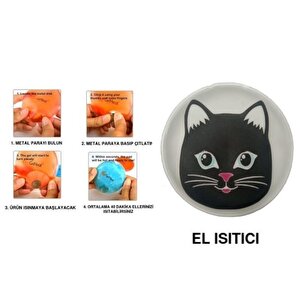Kedi Cep Sobası,el Isıtıcı,sıcak Su Torbası Pvc  9cm