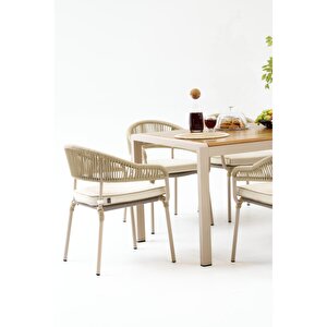 Terea Bahçe Balkon Masa Takimi (6 Ki̇şi̇li̇k )