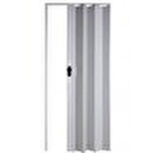 Akordiyon Kapı  163x211 Akçaağaç Camsız Kalın Kapı Katlanır Akordeon Pvc Anahtar Kilitli 163x211 cm