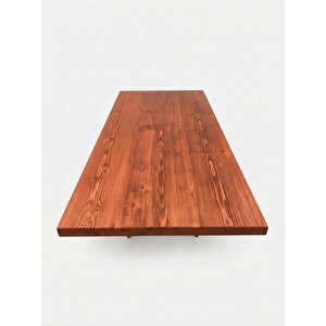 Doğal Kenarlı Sedir Kütük Masa Tablası|ofis-yemek Masası No3 | Kalınlık 4 Cm | Sedir Renk 80x200 cm