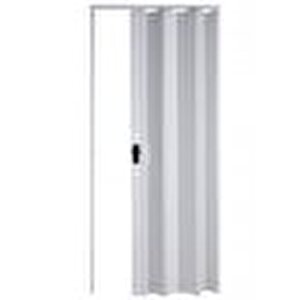 Akordiyon Kapı  163x247 Beyaz Camsız Kalın Kapı Katlanır Akordeon Pvc Anahtar Kilitli 163x247 cm