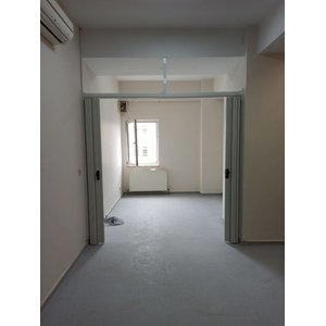 Akordiyon Kapı  244x216 Akçaağaç Camsız Çift Açılım Kalın Kapı Katlanır Akordeon Pvc Anahtar Kilitli 244x216 cm
