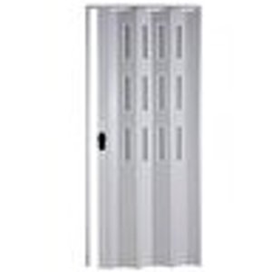 Akordiyon Kapı  81x214 Akçaağaç Camlı Kalın Kapı Katlanır Akordeon Pvc Anahtar Kilitli 81x214 cm