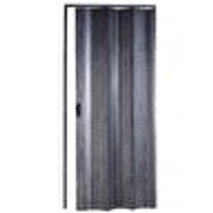 Akordiyon Kapı  67x222 Karaağaç Camsız Kalın Kapı Katlanır Akordeon Pvc Anahtar Kilitli 67x222 cm