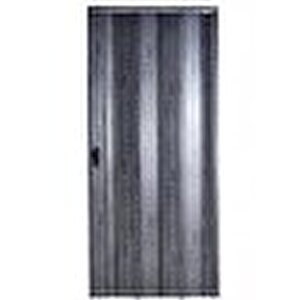 Akordiyon Kapı  94x227 Karaağaç Camsız Kalın Kapı Katlanır Akordeon Pvc Anahtar Kilitli 94x227 cm