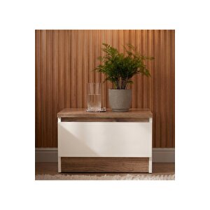 Asel Komodin Çekmeceli Yatak Yanı Başucu Sehpası