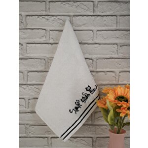 %100 Pamuk 2'li 41x71 Cm Hediye Özel Nakışlı Havlu Seti Baveno Desen001