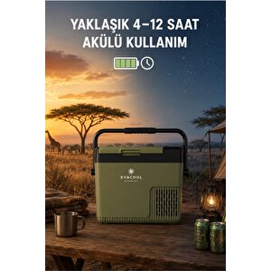 Evahb20 12/24v Hybrid 18 Litre Akülü Kompresörlü Oto Buzdolabı
