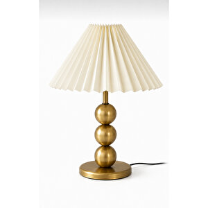 Modern Monroe Abajur Eskitme Gold Umbrella Pileli Abajur Metal Gövde E-27 Duy Eskitme