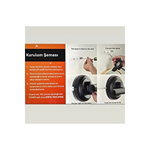 Prestij Pilli Aplik Duvar Aplik 4000k Warm White Gün Işığı Krem Şapkalı Eskitme