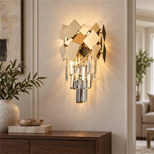 Roshan Modern Gold Tasarım Salon Koridor Ledli Salon Aplik