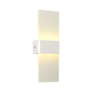 Pearl 3 Renkli 8 Watt Buz Camlı Modern Salon Ledli Aplik