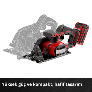 Einhell Professional Akülü Daire Testere Tp-cs 18/136-c Li Bl-solo 4331240 | Akü Hariç | 51 Mm Kesme Derinliği