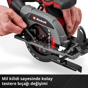 Einhell Professional Akülü Daire Testere Tp-cs 18/136-c Li Bl-solo 4331240 | Akü Hariç | 51 Mm Kesme Derinliği