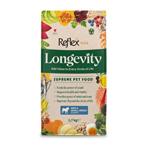 Plus Longevity Mini Ve Küçük Irk Yavru Köpek Maması 1700g