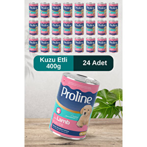 Kuzu Etli Yavru Köpek Konservesi 400 Gr 24 Adet