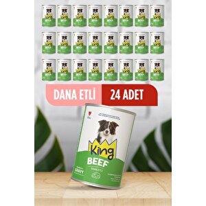 Sos İçerisinde Et Parçacıklı Dana Etli Köpek Konservesi 400 G X 24 Adet