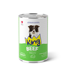 Sos İçerisinde Et Parçacıklı Dana Etli Köpek Konservesi 400 G X 24 Adet