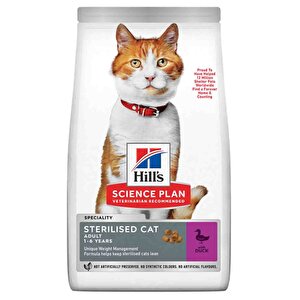 Scıence Plan Ördekli Kısırlaştırılmış Kedi Maması 8kg + 2kg Hediye!