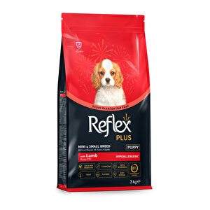 Plus Hipoalerjenik Mini Ve Küçük Irklar Için Kuzu Etli Yavru Köpek Maması 3 Kg