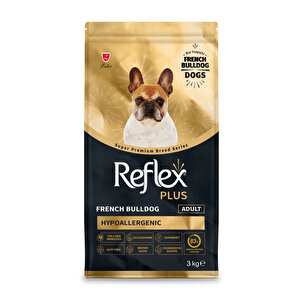Plus French Bulldog Hipoalerjenik Yetişkin Köpek Maması 3 Kg