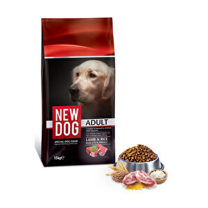 Newdog Kuzu Etli Pirinçli Yetişkin Köpek Maması 15 Kg