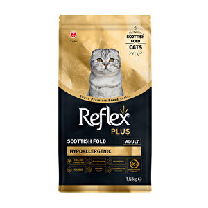 Plus Scottish Fold Hipoalerjenik Yetişkin Kedi Maması 1,5 Kg